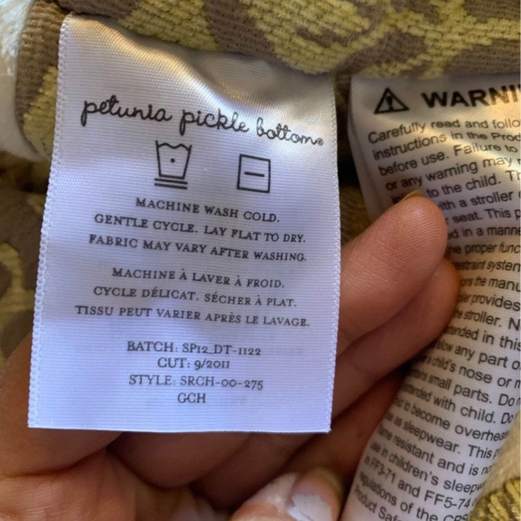 Petunia pickle bottom stroll/ stroller cover / bunting bag - Picture 3 of 3